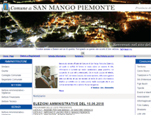 Tablet Screenshot of comune.sanmangopiemonte.sa.it